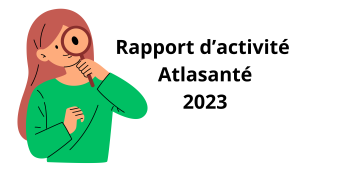 Visuel Rapport d'activité complet d'Atlasanté 2023